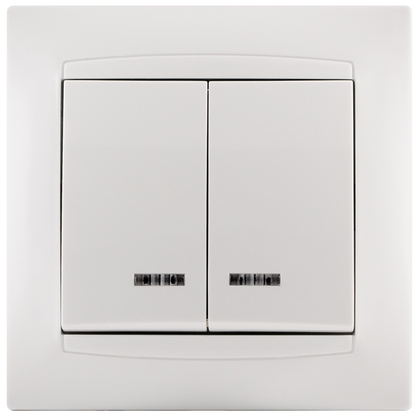 9206系列经典设计弧形造型欧标墙壁开关